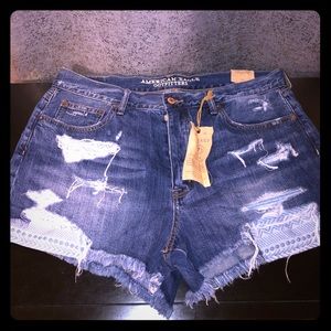 American eagle high waisted shorts